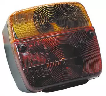 AJ.BA 2-kammiotakalyhty rekisterivalolla - Peräkärryn valot - 375-FP11004 - 1