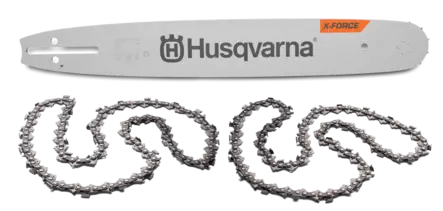 Husqvarna X-Cut teräketju + laippa paketti 15" .325 1,3 mm 64 vl - Ketju+laippa paketit - 5478981-64 - 1